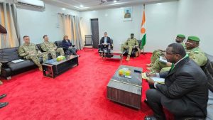A delegation from the Pentagon discusses the withdrawal of the US forces from the country in Niger