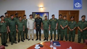 Field Marshal Haftar praises Libyan officers for completing the “Commanders and Staff” course in Egypt