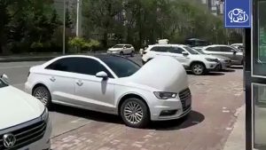 Extreme heat in China causes cars to “swell” (video)