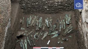 اكتشاف 225 تمثالاً جنائزياً بمقبرة تانيس المصرية