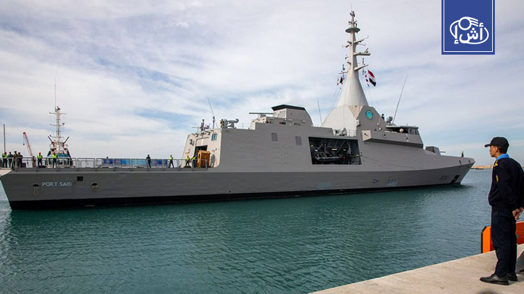 الفرقاطة المصرية ترسو في بنغازي ضمن زيارة عسكرية لتعزيز التعاون البحري (صور)