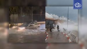 أمطار غزيرة تشل ولايات تونسية وتعليق الدراسة في عدة مناطق