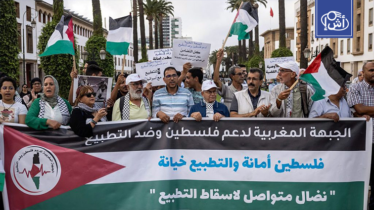 احتجاجات مغربية بعد رفع  العلم الإسرائيلي على الحدود مع الجزائر