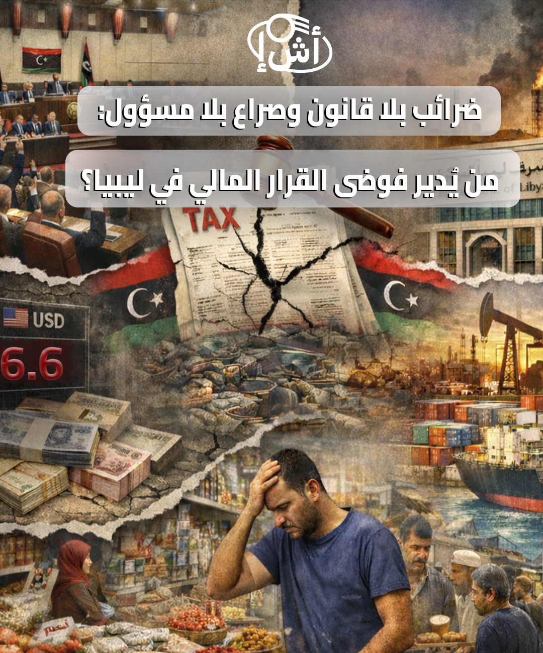 ضرائب بلا قانون وصراع بلا مسؤول: من يُدير فوضى القرار المالي في ليبيا؟