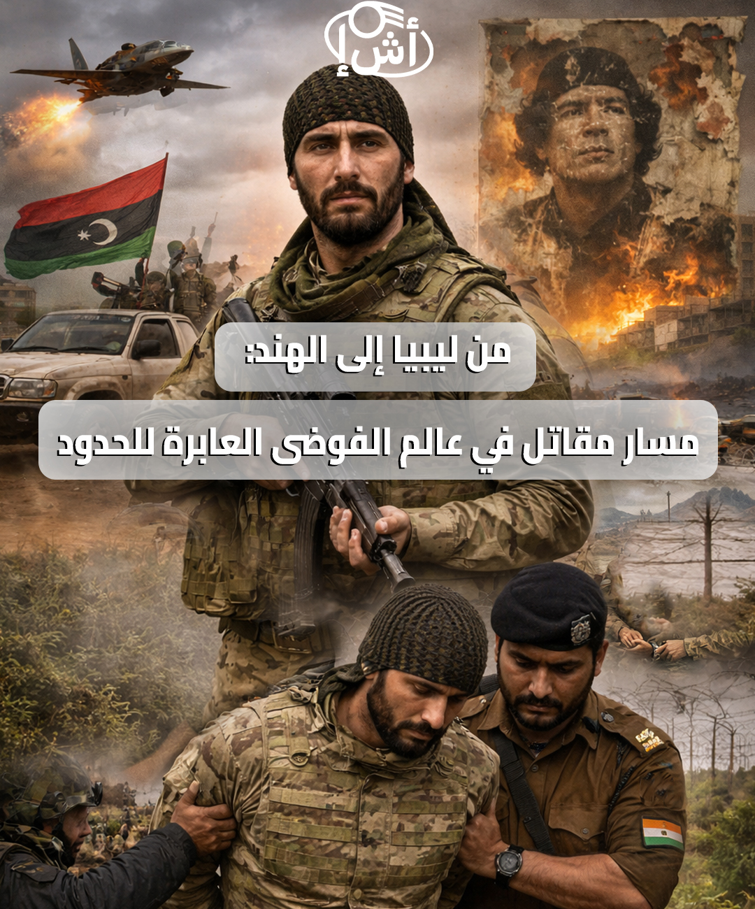من ليبيا إلى الهند: مسار مقاتل في عالم الفوضى العابرة للحدود