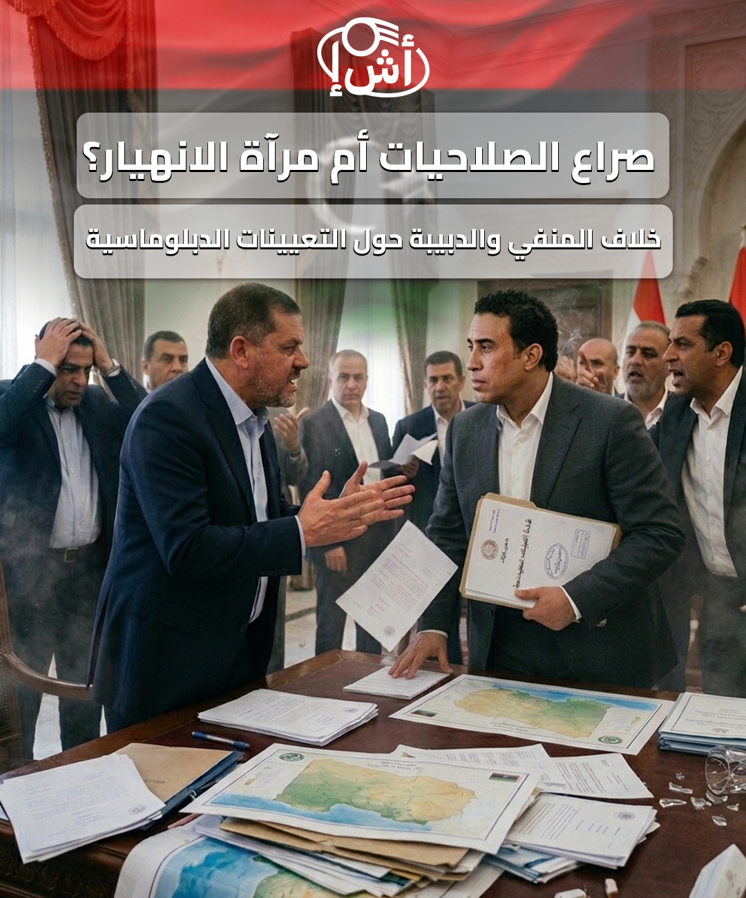 صراع الصلاحيات أم مرآة الانهيار؟ خلاف المنفي والدبيبة حول التعيينات الدبلوماسية