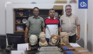ليبيا.. إحباط تهريب 4 رؤوس تماثيل أثرية وإعادتها إلى آثار بنغازي