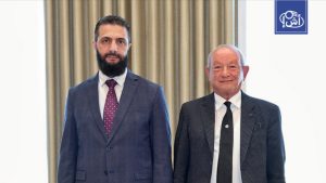 الرئيس السوري يستقبل نجيب ساويرس في قصر الشعب بدمشق