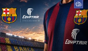 “مصر للطيران” شريك عالمي لبرشلونة حتى 2029
