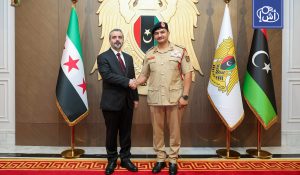 ليبيا.. صدام حفتر يستقبل الشيباني في بنغازي لبحث التعاون الأمني وملف المفقودين السوريين