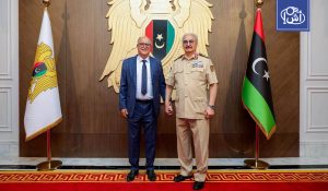 ليبيا.. المشير حفتر يبحث مع رئيس البرلمان إنهاء الانقسام