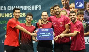 مصر تبلغ نهائي إفريقيا لتنس الطاولة بثلاثية أمام تونس